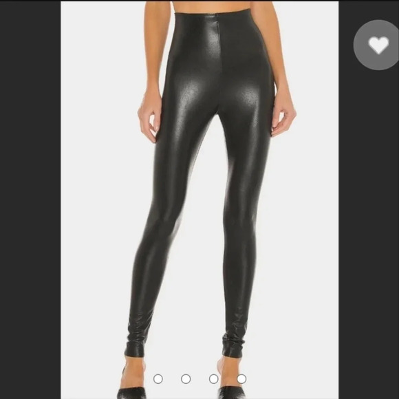 Commando perfect control faux leather leggings in black size small - Picture 4 of 10
